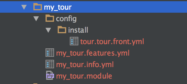 Structure de notre module Drupal 8