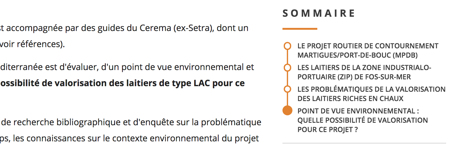 Toc.js summary example