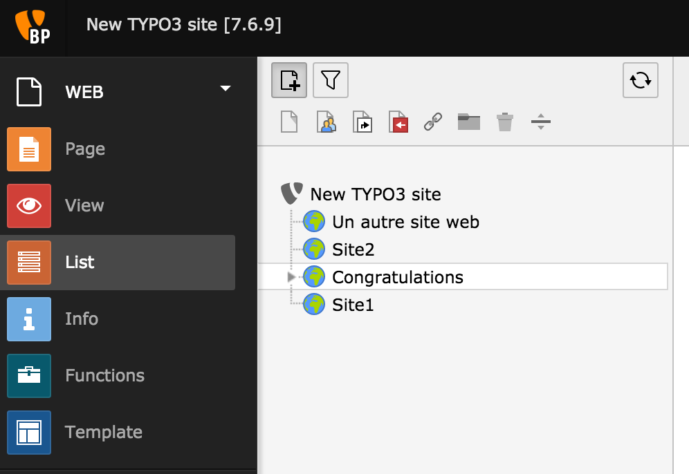 Typo 3 multi-sites
