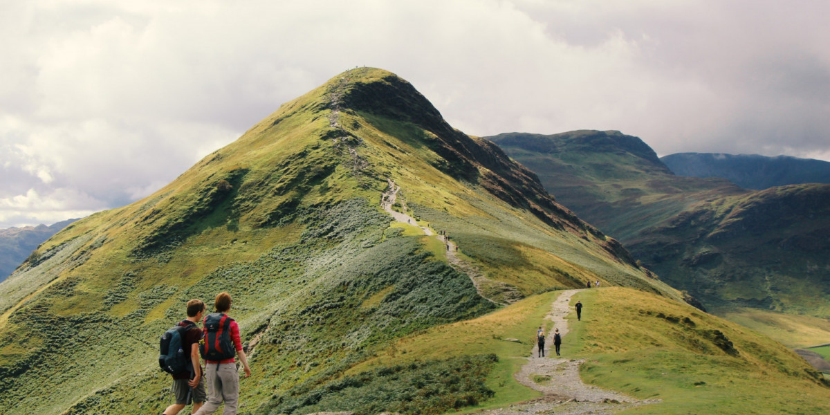 A mountain panorama